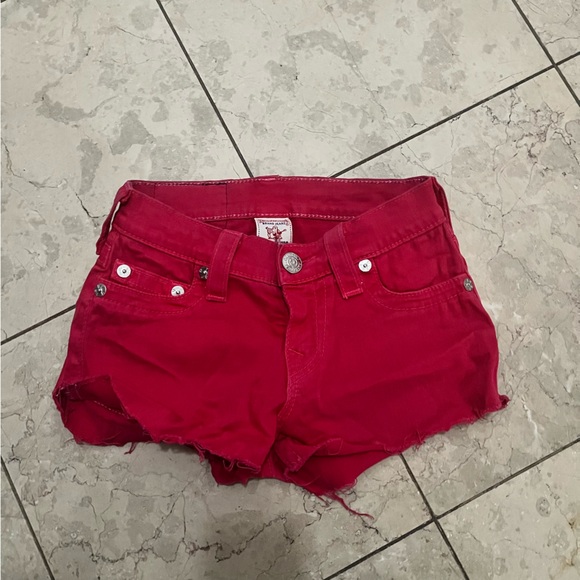 Pink True Religion shorts - Picture 3 of 3